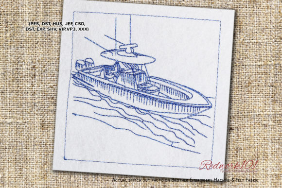 Centre Console Boat Embroidery Review