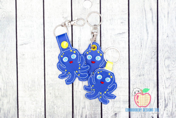 Cute Octopus ITH Keyfob Review for Seasonal Embroidery