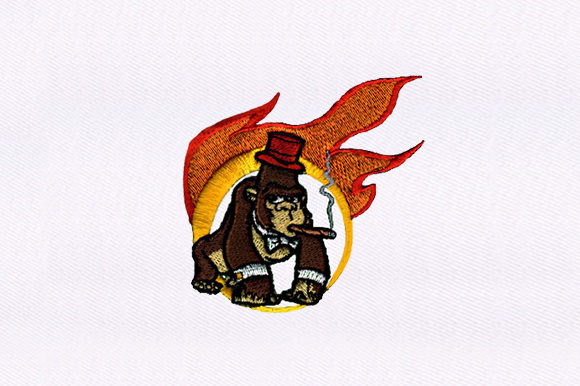 Smoking Gorilla Embroidery Review